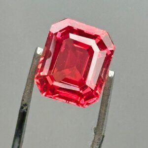 Certified Orange Red Sapphire